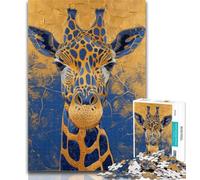 1000 Piece Jigsaw Fantasy Giraffe Jigsaw Puzzles for Adults 1000,Educational Games Home Decoration Artists Collection, Fine Art 50x75cm