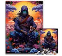 1000 Piece Jigsaw Fantasy Japanese Ninja Puzzles for Adults Challenging Brain Teaser for Teenagers, Family Game Night Fun 1000 PCS(75x50cm)