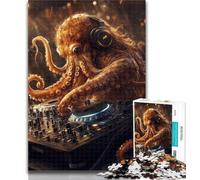 1000 Piece Jigsaw Fantasy Octopus Jigsaw Puzzle 1000 Pieces for Teenagers,Educational Toys Is Ideal As A Gift for The Whole Family 50x75cm
