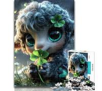 1000 Piece Jigsaw Fantasy Sheep Adult Jigsaws 1000 Pieces Difficult,Interesting Stress Reduction Parent-child Interaction 26x38cm