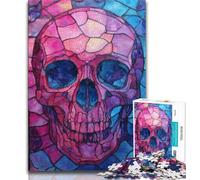 1000 Piece Jigsaw Fantasy Skeleton 1000 Piece Jigsaw Puzzle for Adults Teens,Toys Educational Games Stress Relieving Artists Collection, Fine Art (26x38cm)