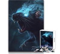 1000 Piece Jigsaw Ferocious Possessed Rat Relaxing Leisure Time Activity Precision Cut Smooth Edge Play Toy Size 38x52cm