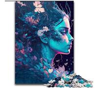 1000 Piece Jigsaw Flowerpunk God Wooden Jigsaw size 50x75cm Educational Activity for Cognitive Skills Cognitive Skill Improvement
