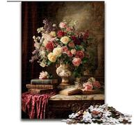 1000 Piece Jigsaw Flowers in The Vase Difficult Puzzles for Adults 50X75CM Educational Activity for Cognitive Skills Cognitive Skill Improvement