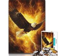 1000 Piece Jigsaw Flying Eagle Adult Jigsaws 1000 Pieces Difficult,Interesting Stress Reduction Parent-child Interaction 50x75cm