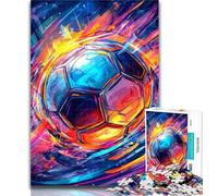 1000 Piece Jigsaw Football Sports Adult Puzzles 1000 Pieces,Toys Educational Games Stress Relieving Enhance Love between Couples 50x75cm