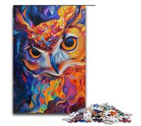 1000 Piece Jigsaw for Adults Animal Owl Jigsaw Puzzle for Kids Wood Puzzle Educational Game for Adult 1000PCS(75x50cm)