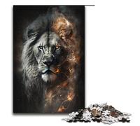 1000 Piece Jigsaw for Adults Art Colourful Lions Jigsaw Puzzles for Adults Paper Puzzle Challenging Game 1000PCS(38x26cm)
