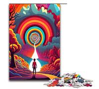1000 Piece Jigsaw for Adults Child Dreaming AI Art Jigsaw Puzzles for Adults Wood Puzzle Challenging Game 75x50cm