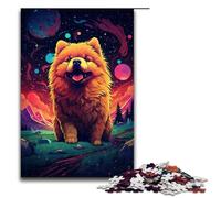 1000 Piece Jigsaw for Adults Chubby Brown Animated Bear Puzzle for Kids Wood Puzzle Educational Game for Adult 75x50cm