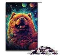 1000 Piece Jigsaw for Adults Chubby Brown Animated Bear Puzzle for Kids Wood Puzzle Educational Game for Adult 75x50cm