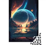 1000 Piece Jigsaw for Adults, Dawn Of Stars Landscape, 52x38cm/1000pcs
