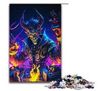 1000 Piece Jigsaw for Adults DJ The Devil Jigsaw Puzzles for Adults Wood Puzzle Challenging Game 75x50cm