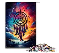 1000 Piece Jigsaw for Adults Dreamcatcher by SplattersLots of Thick Coloured Cloured Puzzle Game Perfect Decoration for Teens Age 14 Years Up 75x50cm