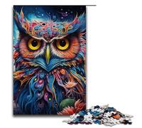 1000 Piece Jigsaw for Adults Fantasy Art Owl Jigsaw Puzzles for Adults Wood Puzzle Challenging Game 1000 PCS(75x50cm)