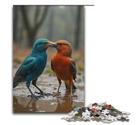 1000 Piece Jigsaw for Adults Fighting Birds Jigsaw Puzzles for Adults Wood Puzzle Challenging Game 1000 PCS(38x26cm)