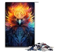 1000 Piece Jigsaw for Adults Fire Colored Phoenix Puzzle for Kids Wood Puzzle Educational Game for Adult 1000 PCS