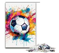1000 Piece Jigsaw for Adults Football Sports Jigsaw Puzzle for Kids Wood Puzzle Educational Game for Adult 1000 PCS(75x50cm)