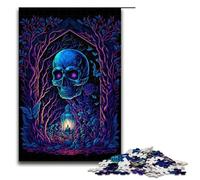 1000 Piece Jigsaw for Adults Glow in Death Jigsaw Puzzles for Adults Wood Puzzle Challenging Game 75x50cm