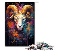 1000 Piece Jigsaw for Adults Graffiti Style Goat Puzzle Game Perfect Decoration for Teens Age 14 Years Up 1000 PCS