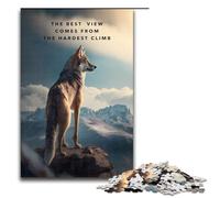 1000 Piece Jigsaw for Adults Hardest Climb Motivation Educational Puzzle Educational Game for Birthday Chrismas 75x50cm