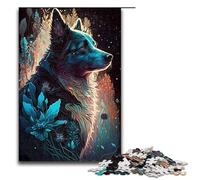 1000 Piece Jigsaw for Adults Imaginary Border Collie Puzzle for Kids Wood Puzzle Educational Game for Adult 75x50cm