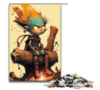 1000 Piece Jigsaw for Adults Jigsaw A Wise Elf Magical Goblin Puzzle Wall Decoration Suitable for Desktop Decoration 75x50cm