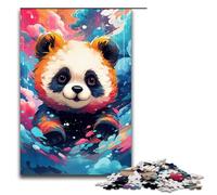 1000 Piece Jigsaw for Adults Jigsaw Baby Robot Red Panda by SplattersLots of Thick Coloured Puzzle Wall Decoration Stress Reliever 75x50cm