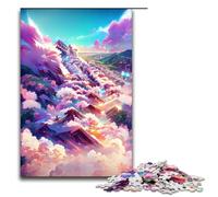 1000 Piece Jigsaw for Adults Jigsaw Cloudy Mountain Puzzle Wall Decoration Suitable for Desktop Decoration 75x50cm