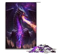 1000 Piece Jigsaw for Adults Jigsaw The Cosmic Dragon King Puzzle Wall Decoration Stress Reliever 75x50cm