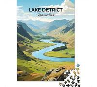 1000 Piece Jigsaw for Adults, Lake District NationalPark, 52x38cm/1000pcs