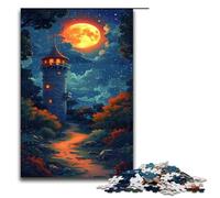 1000 Piece Jigsaw for Adults Lighthouse at Night Puzzle Hands on Game 1000 PCS
