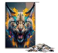 1000 Piece Jigsaw for Adults LYNX Panorama Set Middle Puzzle GamePerfect Decoration for Teens Age 14 Years Up 75x50cm