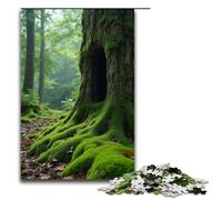 1000 Piece Jigsaw for Adults Moss Well Silence Jigsaw Puzzles for Adults Wood Puzzle Challenging Game 1000 PCS(75x50cm)