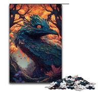 1000 Piece Jigsaw for Adults Ostrich Mystical Puzzle GamePerfect Decoration for Teens Age 14 Years Up 75x50cm