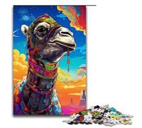 1000 Piece Jigsaw for Adults Robot Camel by of Thick Coloured Cloud Puzzle Hands on Game 75x50cm