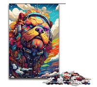 1000 Piece Jigsaw for Adults Robot Chow Chow by of Thick Coloured Puzzle for Kids Wood Puzzle Educational Game for Adult 75x50cm