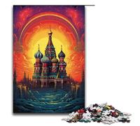 1000 Piece Jigsaw for Adults Russia Red Square Puzzle for Kids Wood Puzzle Educational Game for Adult 75x50cm