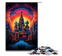 1000 Piece Jigsaw for Adults Russia Red Square Puzzle Hands on Game 75x50cm
