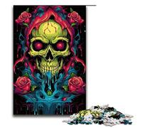 1000 Piece Jigsaw for Adults Solidspoon_Colorful_psychedelic_illustration_of_a_bloody_rose__ f f d b a e b e b Educational Puzzle Educational Game for Birthday Chrismas 75x50cm
