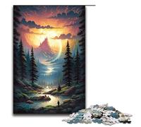 1000 Piece Jigsaw for Adults Yellowstone National Park USA Puzzle Hands on Game 75x50cm