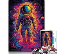 1000 Piece Jigsaw Galactic Astronaut 1000 Pieces Jigsaw Puzzles for Adults And Teens,Fun Activity for Home, Rainy Days Toys, Birthday Gifts 26x38cm