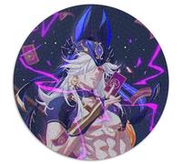 1000 Piece Jigsaw Genshin Impact Cyno Round Jigsaw Puzzles 1000 Pieces for Adults Perfect for Home & Office Decor, Parties, Birthdays 67.5x67.5cm