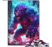 1000 Piece Jigsaw Giant Gorrila Beast Jigsaw Puzzle 1000 Pieces Challenging Brain Teaser for Teenagers & Families Size 50X75CM