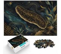 1000 Piece Jigsaw, Gold Sea Slug on Dark Background, 1000pcs (40x28cm)