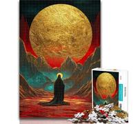 1000 Piece Jigsaw Golden Virgin Mary Jigsaw Puzzle 1000 Pieces for Adults,Train Your Brain And Hands Birthday Present, Gifts 50x75cm