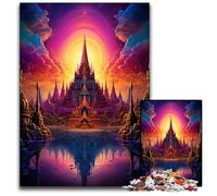 1000 Piece Jigsaw Grand Palace of Thailand Impossible Jigsaw Puzzles for Adults Brain Challenge for Teenagers & Home Decor 1000 PCS(75x50cm)