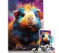 1000 Piece Jigsaw Guinea Pig Jigsaw Puzzles for Teenagers,Educational Games Home Decoration Deal As Gifts for The Whole Family 26x38cm