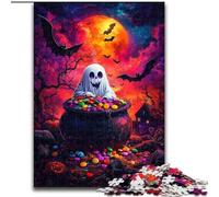 1000 Piece Jigsaw Halloween Soul 1000 Piece Jigsaw Puzzle for Birthdays, Holidays, And Home Decor 26X38CM