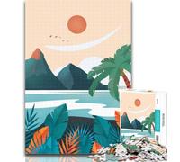 1000 Piece Jigsaw Hawaii 1000 Piece Jigsaw Puzzles for Adults,for Is Ideal As A Gift for The Whole Family for And 14 Years Old 75x50cm